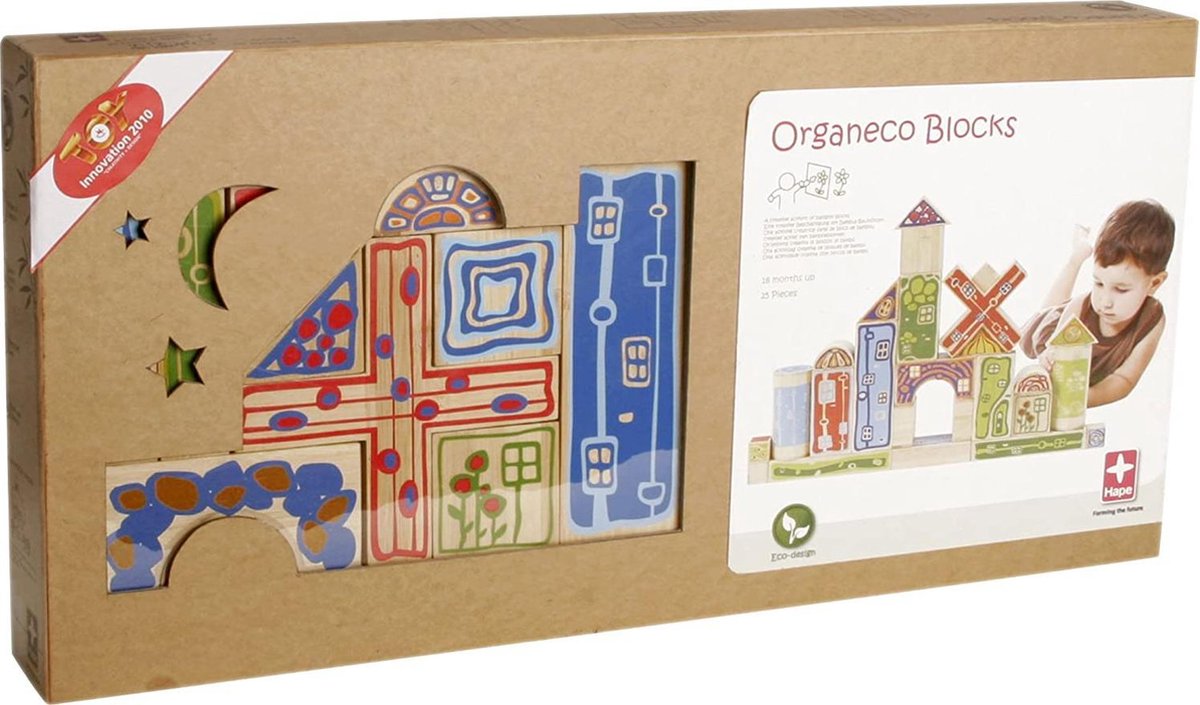 Hape ECO Byggeklodser i Bambus