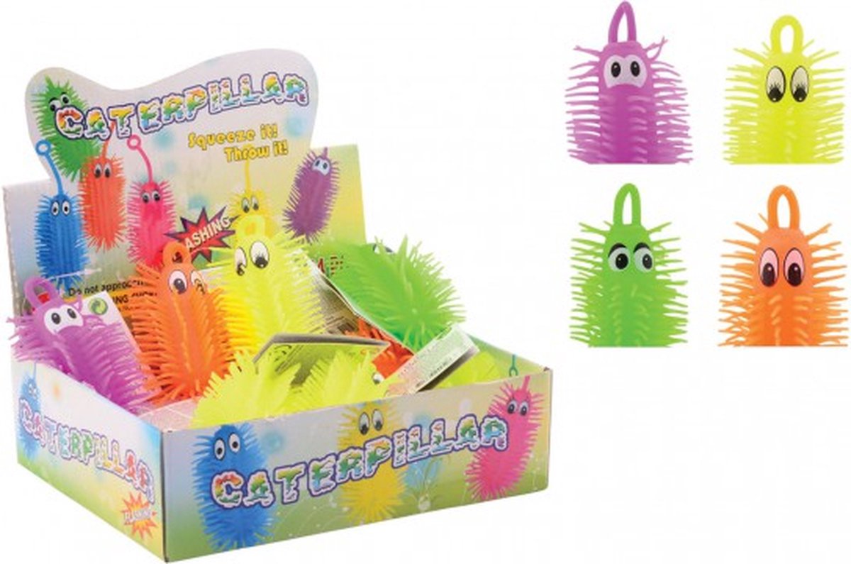 Caterpillar 12 cm with light - Assorterede