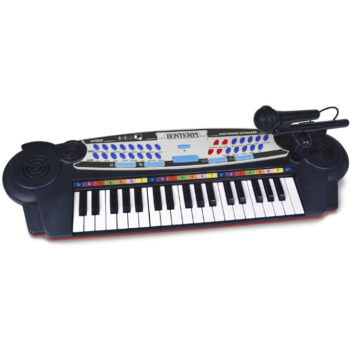 Bontempi keyboard sæt m. mikrofon, lyde og rytmer