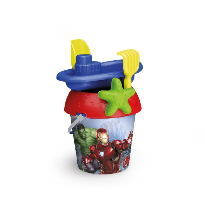 Avengers Spand m. båd, skovl, rive og sandform - 31 cm