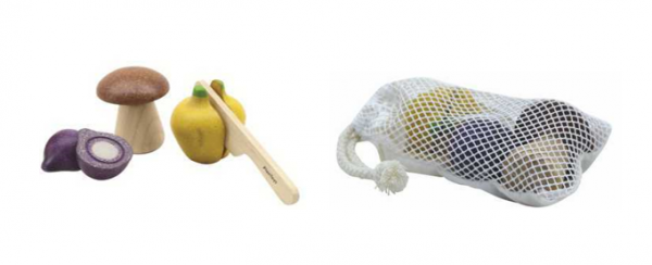 PlanToys Grøntsagssæt  - 4 dele