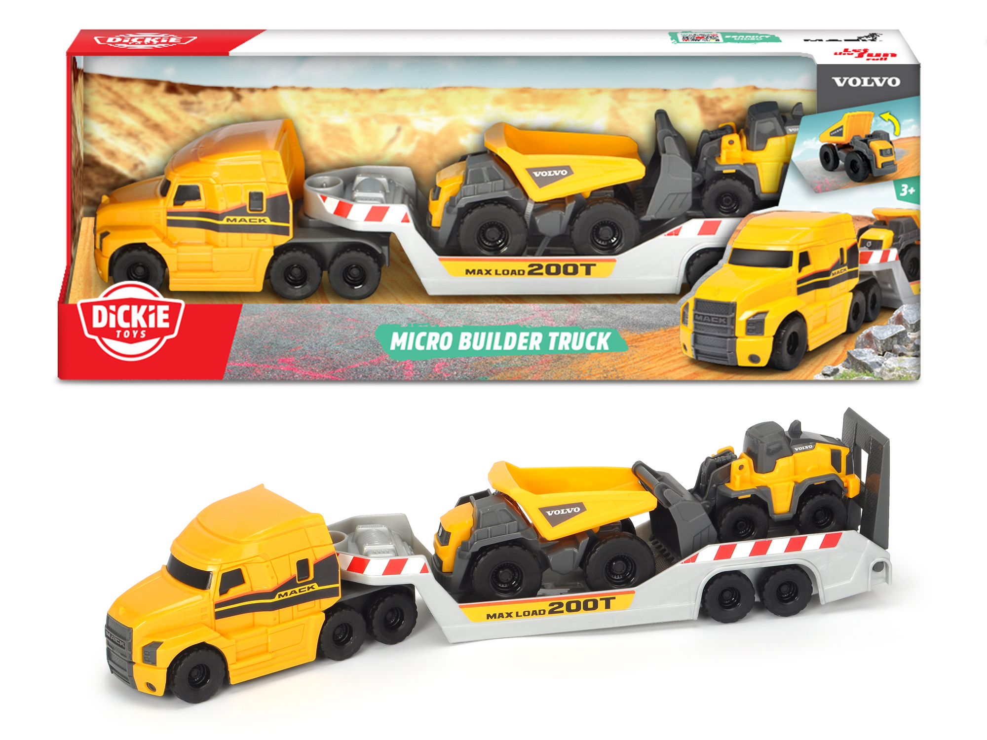  DICKIE Mack/Volvo Micro Builder Truck