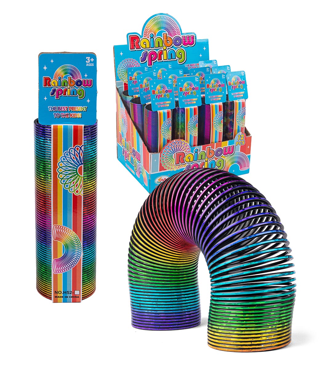 4-KIDS METALLOOK GÅ-FJEDER - Slinky