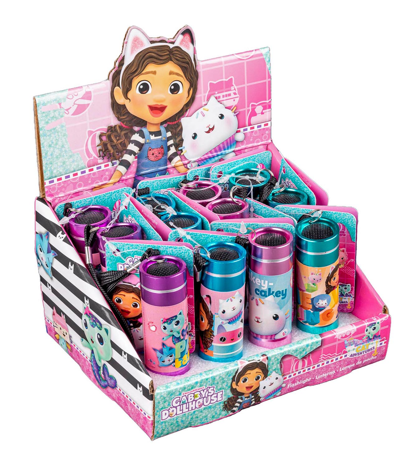 Gabby s Dollhouse Alu. Lommelygte 9Led
