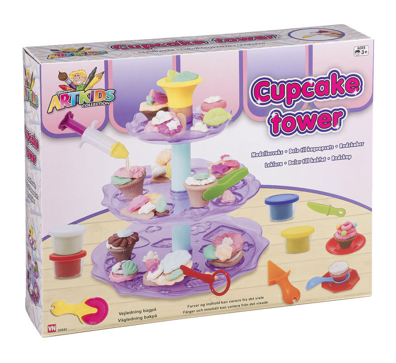 Artkids Modellervoks - Cupcake Tårn 50g x 4