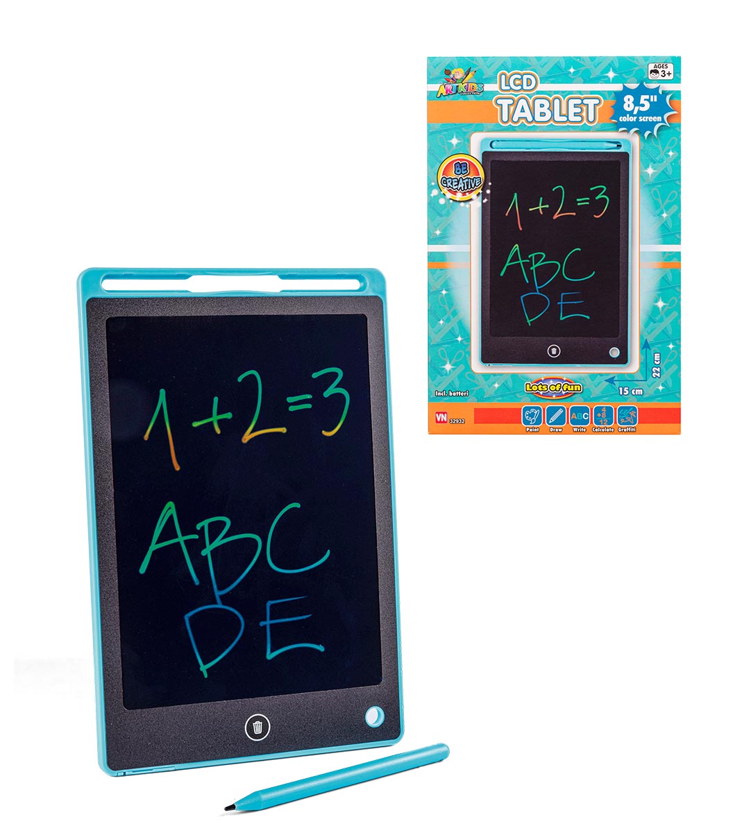 Artkids LCD skrive/tegnetavle 22 x 15 cm