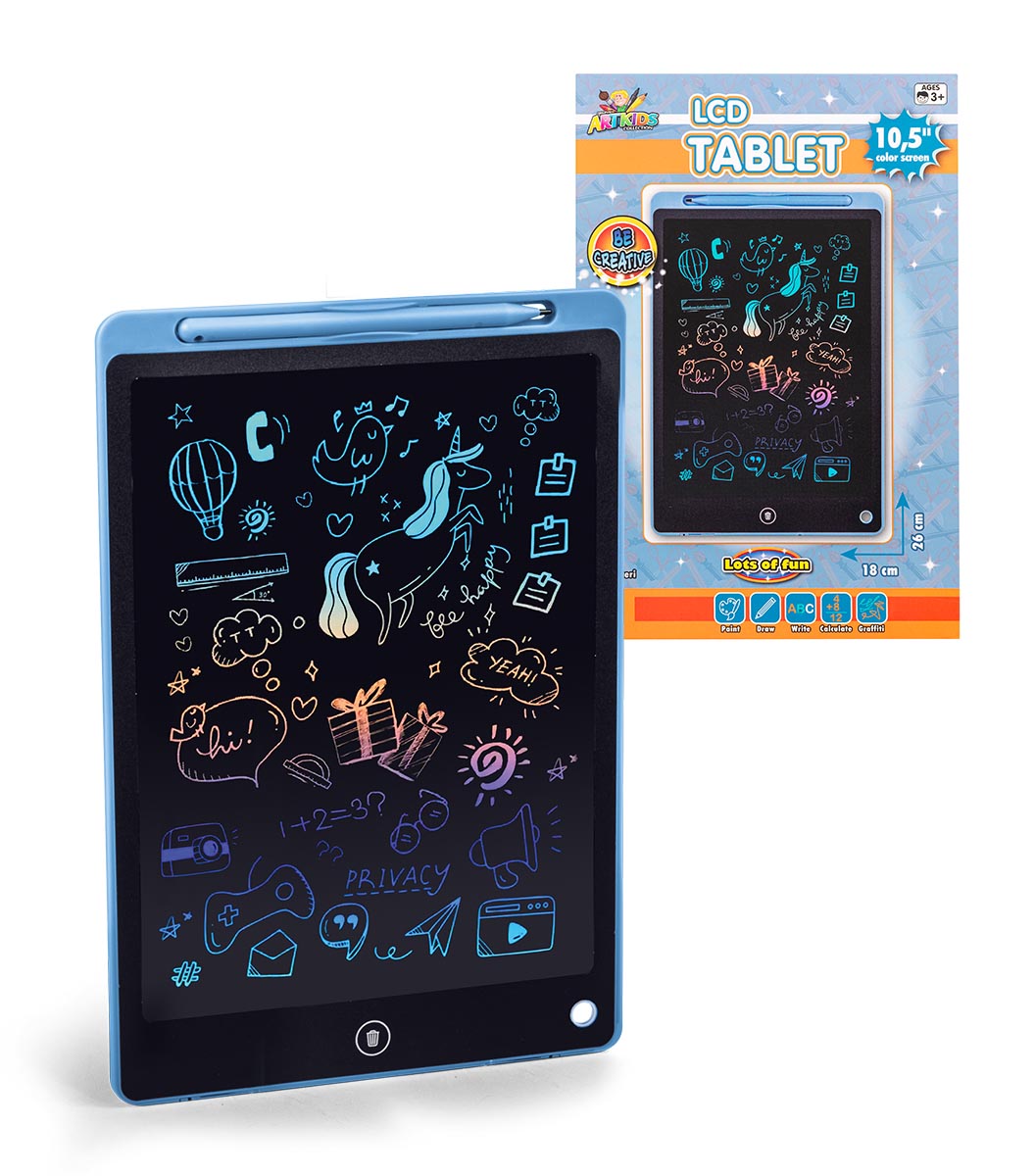Artkids LCD skrive/tegnetavle 26 x 18 cm