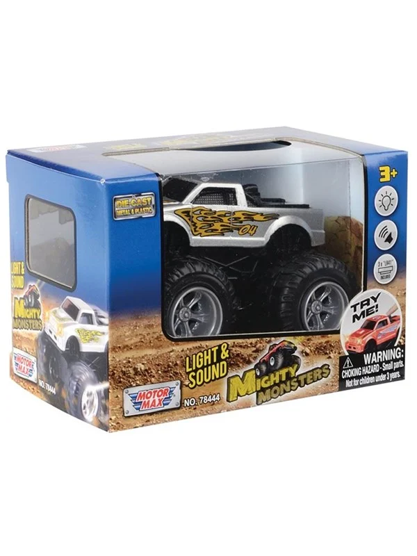 Monster Truck m. lyd og lys - Metal