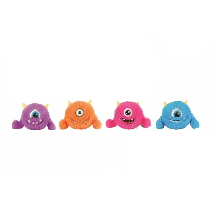 BLØDE OPPUSTELIGE MONSTERS 23 CM - Assorterede