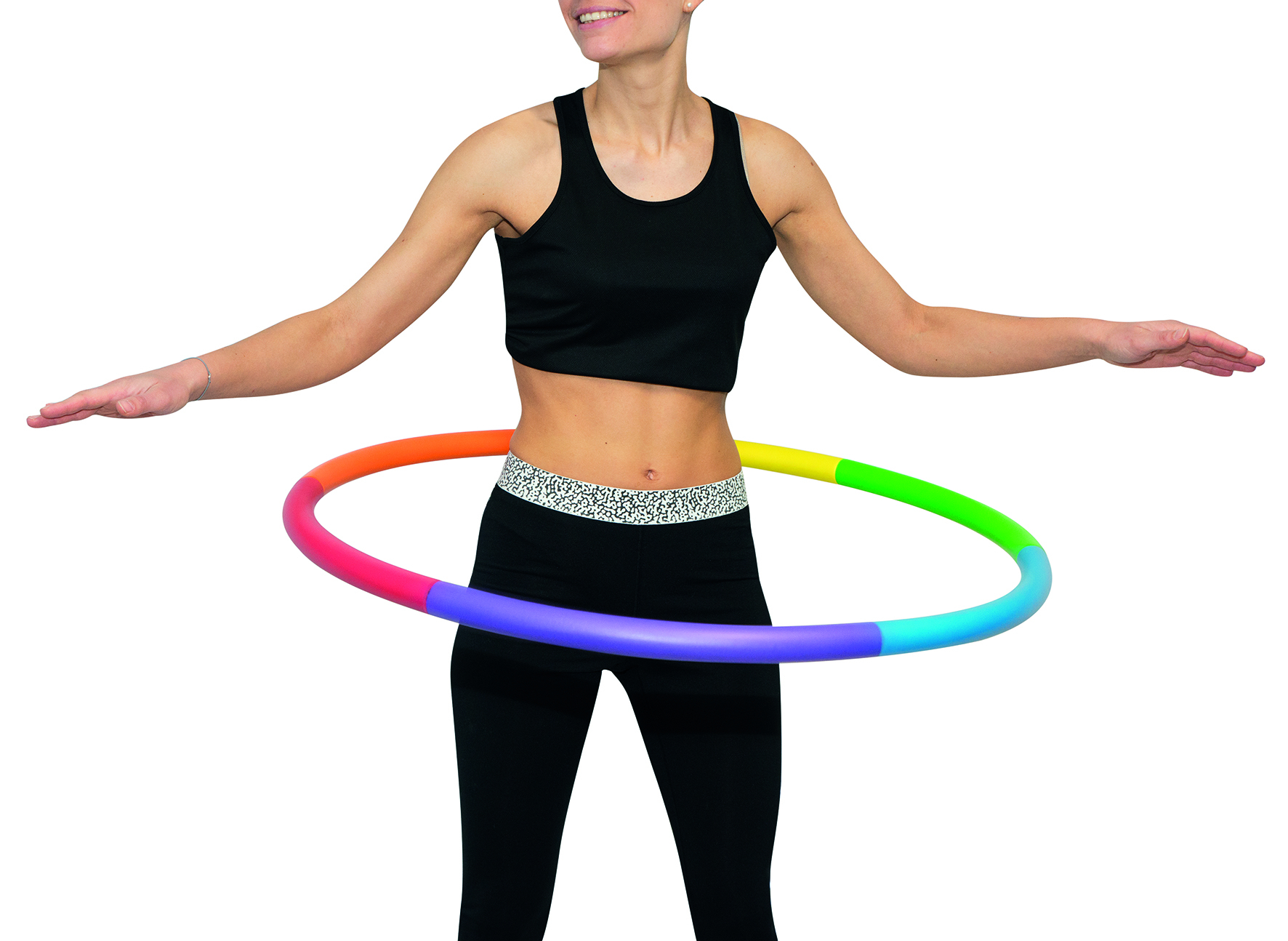 Megaform Hula Hop Ring - Skum og m. vægt - Ø65 