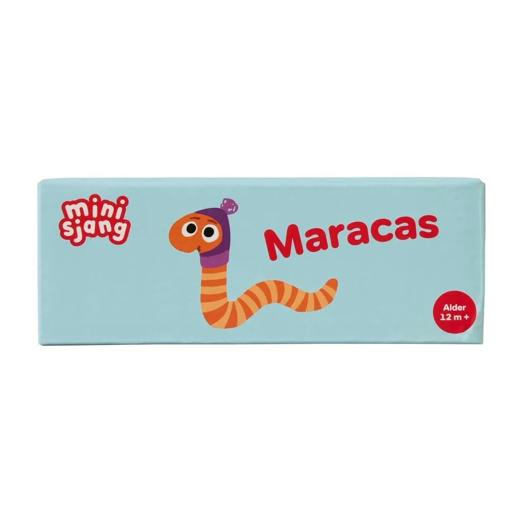 DR Minisjang Børste Maracas i træ