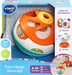 Vtech 3-In-1 Magic Move Ball - Dansk