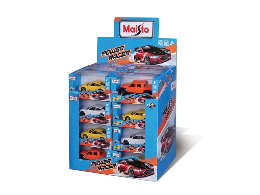 Maisto Power Racer  bil m. Pull back