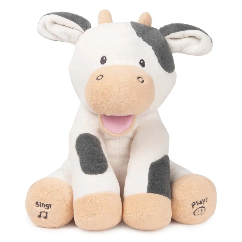 Gund Buttermilk Cow 30 cm - Syngende ko
