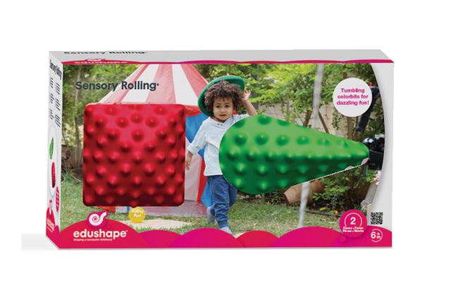 Edushape Sanse Rulle bolde - 2 pakke