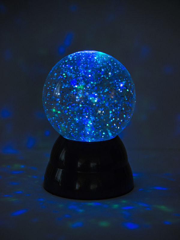 Glitter Ball med farver - 9,5 cm