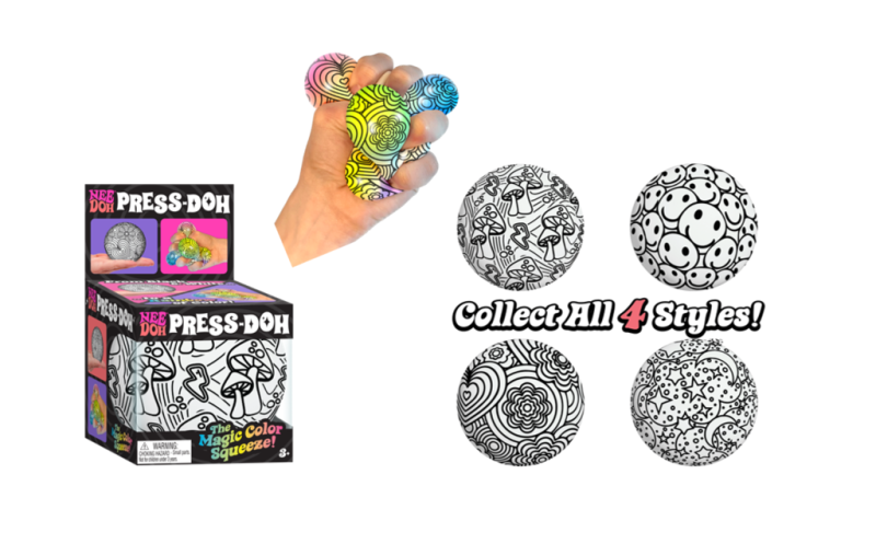 NeeDoh Press-Doh Color Squeeze