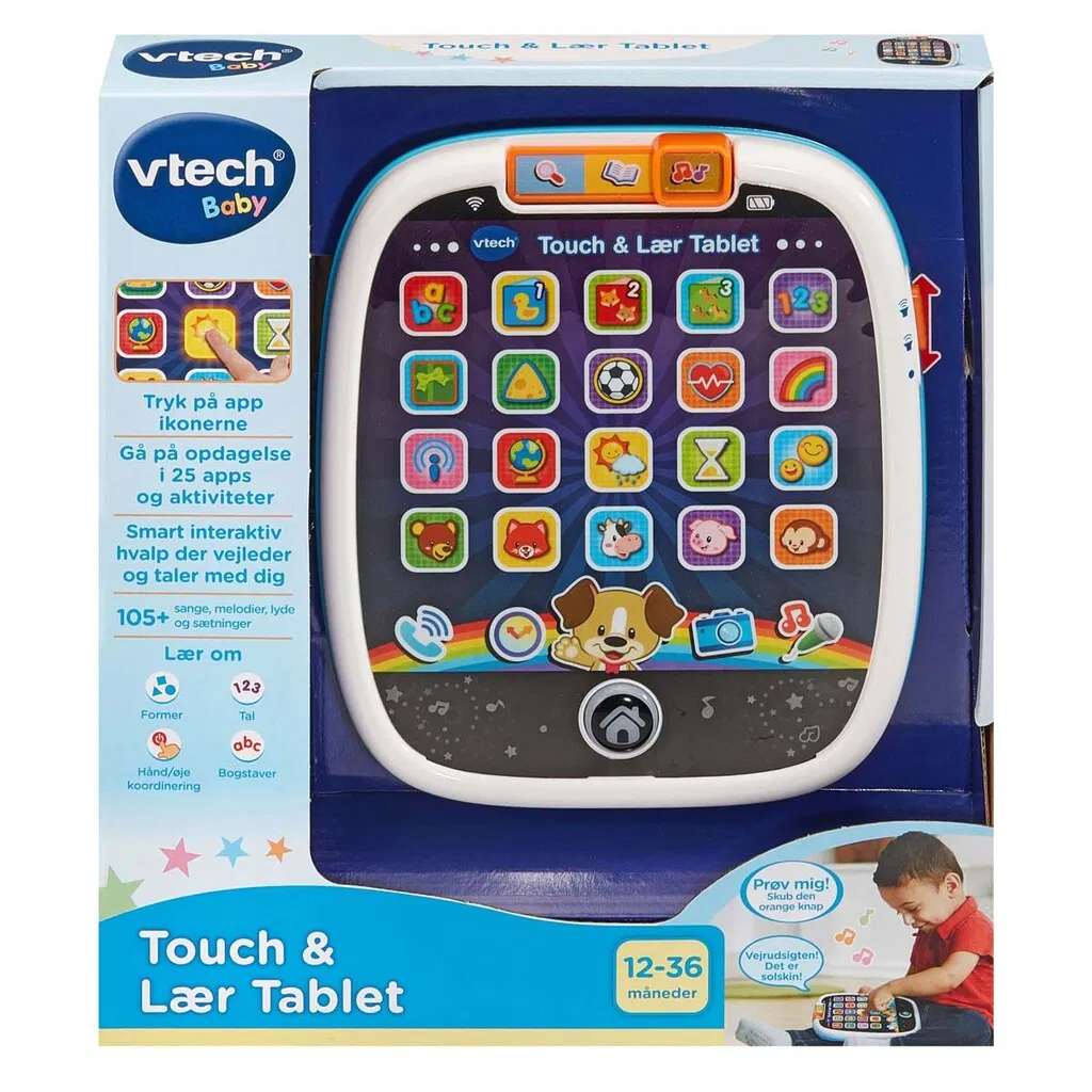 Vtech Touch & Teach Tablet - Dansk