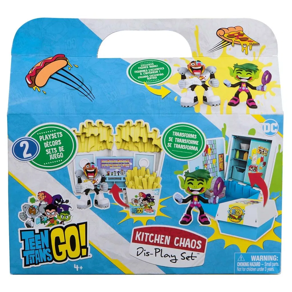 Schleich Teen Titans Go Kitchen Chaos Display Set