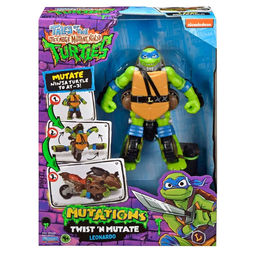 Turtles Mutant Mayhem Transformer Turtle - Assorterede