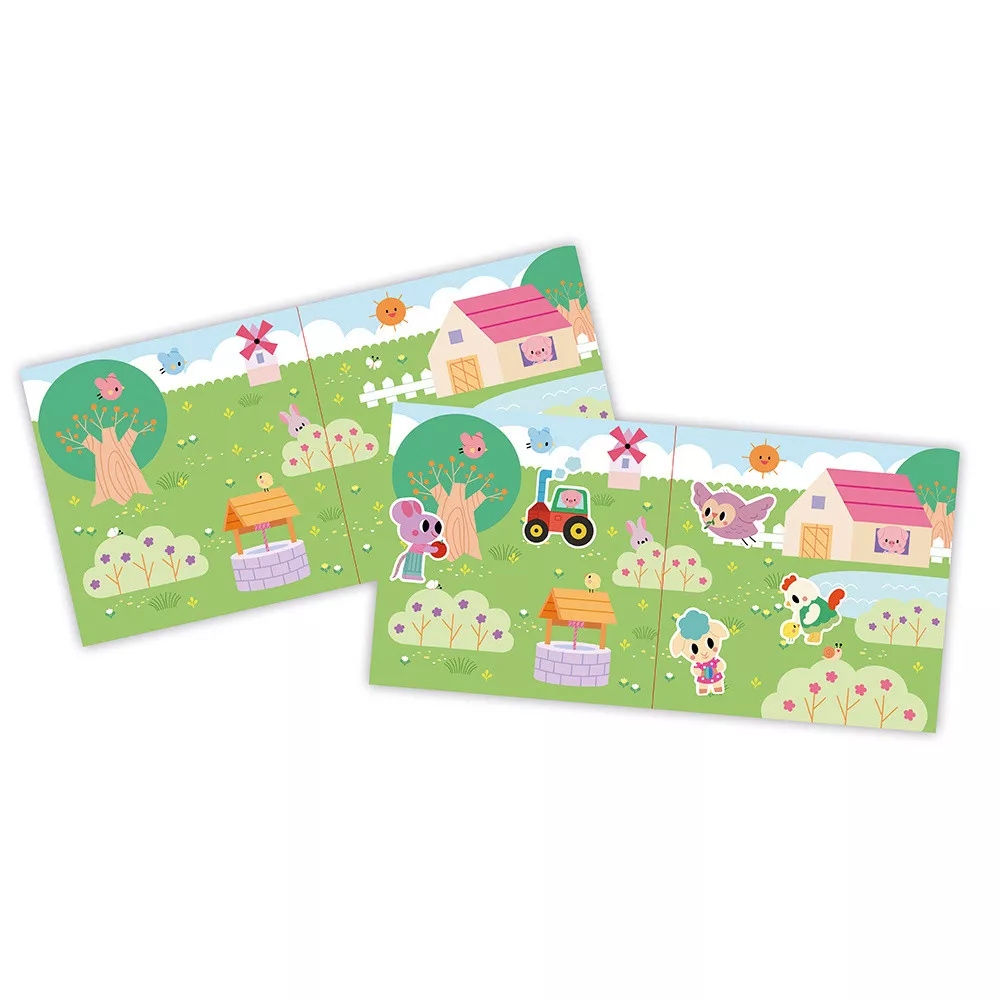 Gurli gris Janod Repositionable Thick Stickers