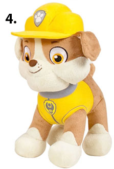 Paw Patrol The Movie Rubble - blød bamse 27 cm