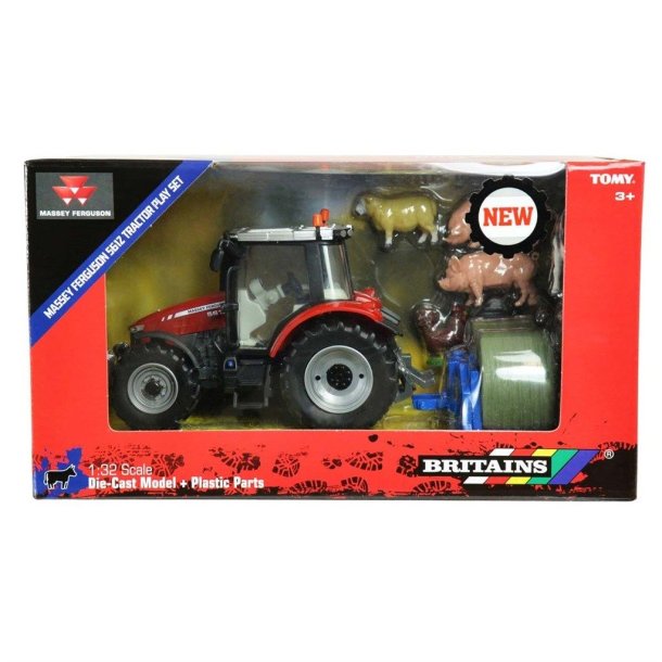 Britains Massey Ferguson 5612 Traktor legesæt - 9 dele
