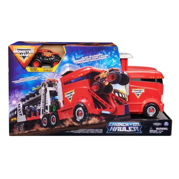 Monster Jam 1:64 Launch N Go Hauler