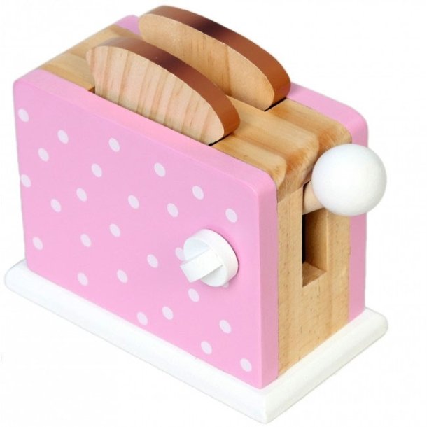 Magni Toaster - Pink med prikker