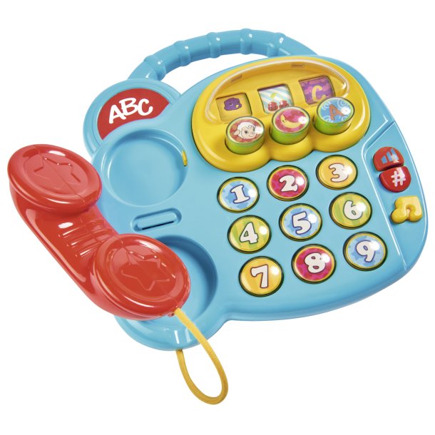 ABC gammeldags telefon m. lyde