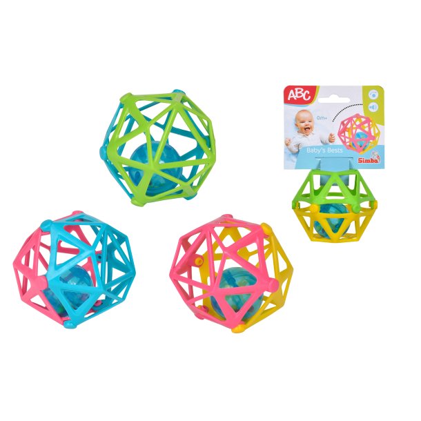 ABC Sensory soft ball - Assorterede farver