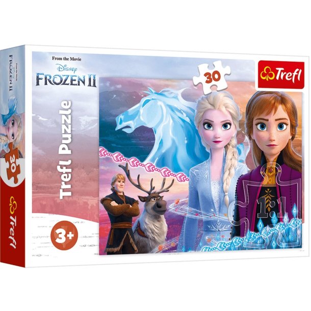 Trefl Frost puslespil The courage of the sisters - 30 brikker