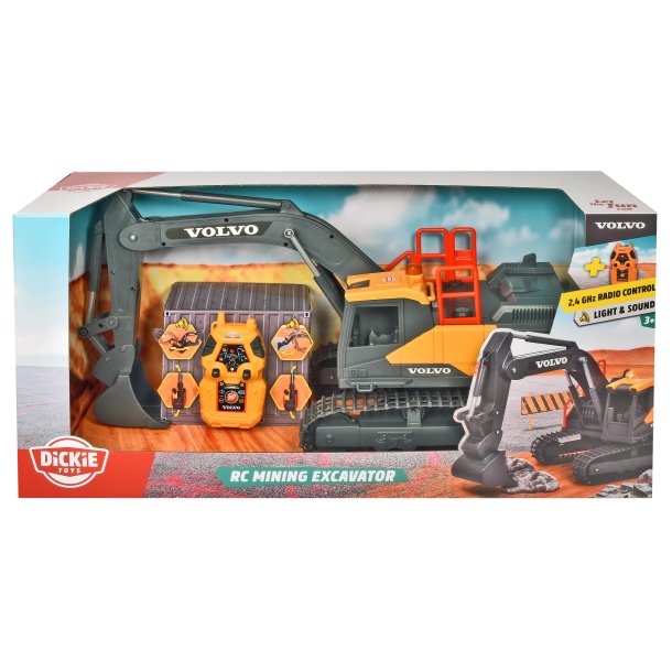 Fjernstyret RC Volvo Mining Excavator