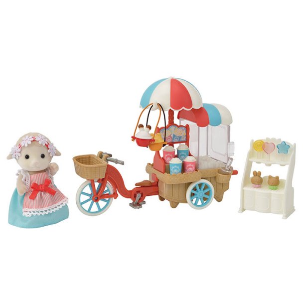 Sylvanian families - Popcornsalgscykel med figur