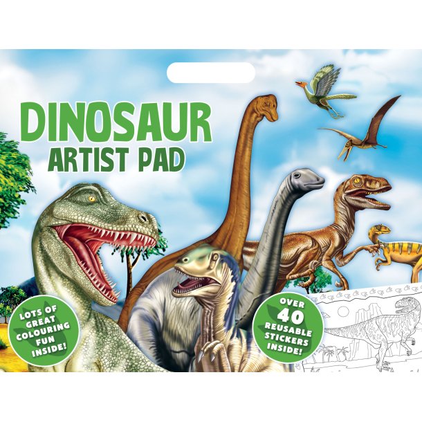 DINOSAURUS Artist Pad A3 Malebog