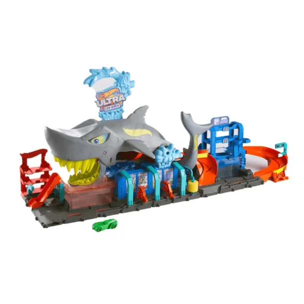 Hot Wheels City Ultra Shark Car Wash