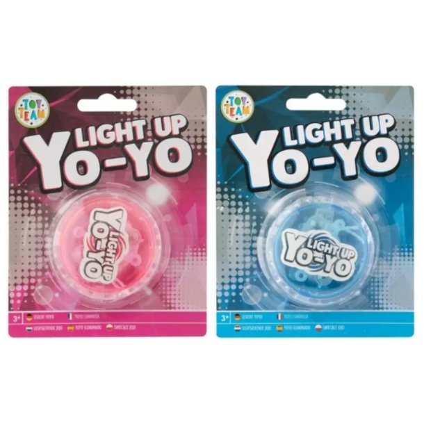 Yoyo med lys - Assorterede farver