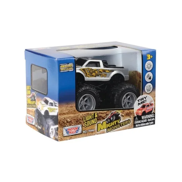 Monster Truck m. lyd og lys - Metal