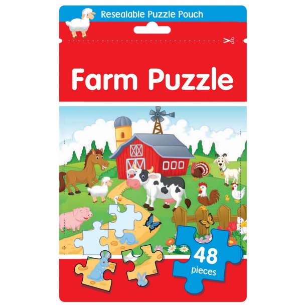 Puslespil Puzzle Bag FARM