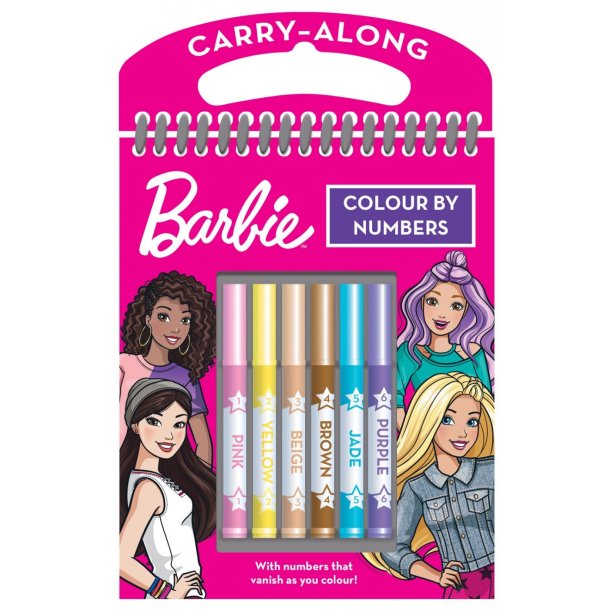 BARBIE Colour By Numbers Set