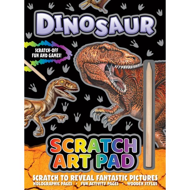 DINOSAURUS  Scratch Art Pad