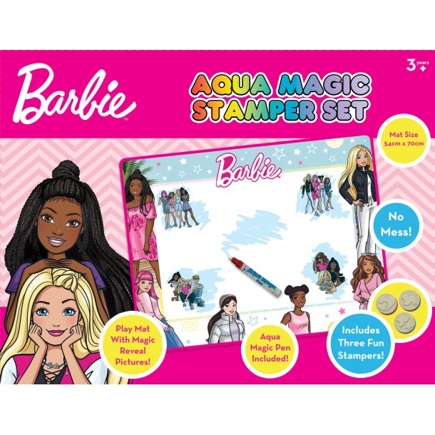 BARBIE Aqua Stamper Set