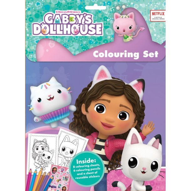 GABBY&acute;S DOLLHOUSE Coloring Set