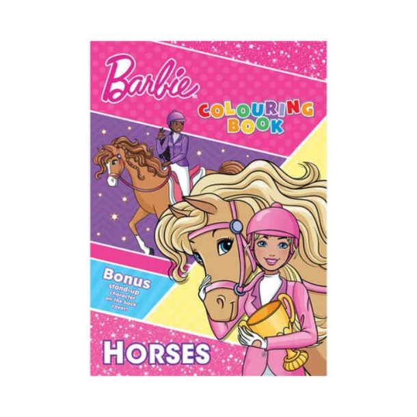 BARBIE Horses Colouring Book