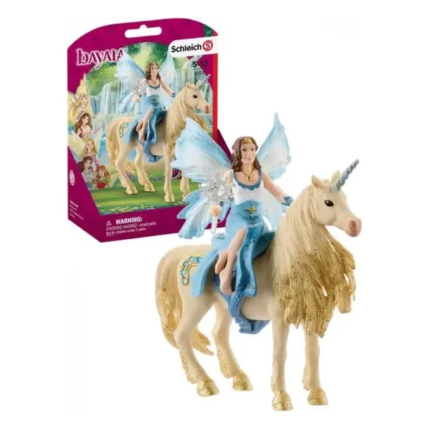 Schleich Eyelas ridetur p guld-enhjrningen - 14 cm