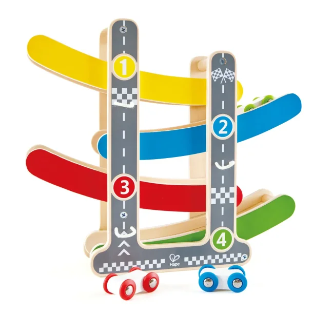 Hape Fast Flip Racetrack m. 3 biler