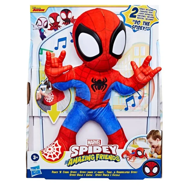 Spidey &amp; Friends - Danse og kravle Spidey 30 cm