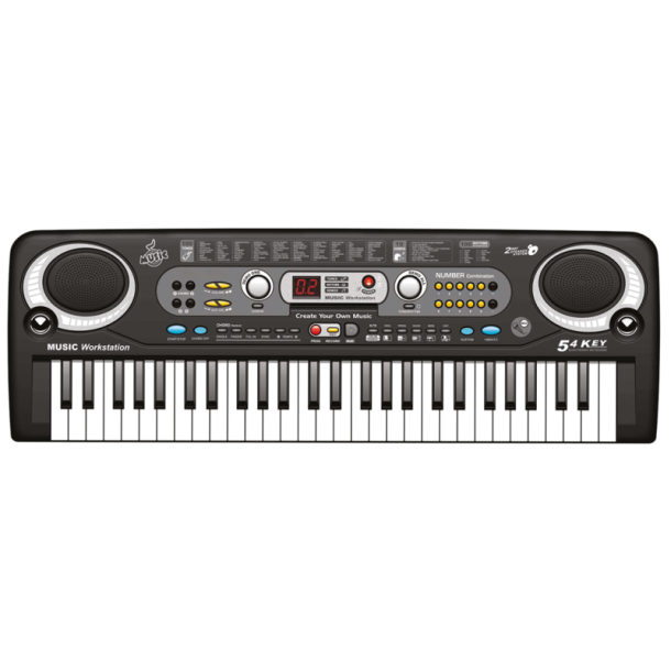 Music Keyboard med 54 Tangenter m. 100 Rytmer