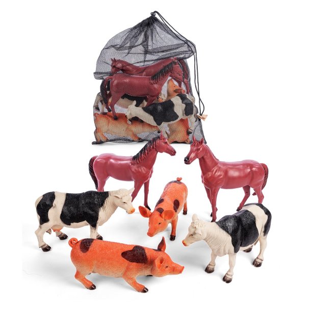 Animal Planet - Bull Bondegrdsdyr 30 cm - Assorterede