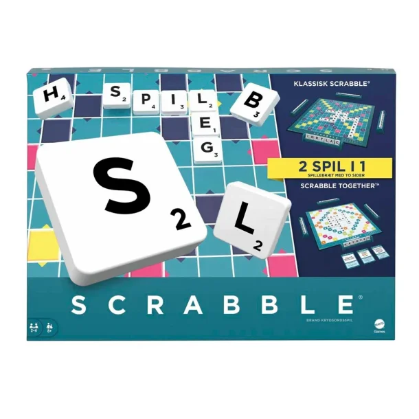 Scrabble ORIGINAL Danmark - 2-i-1